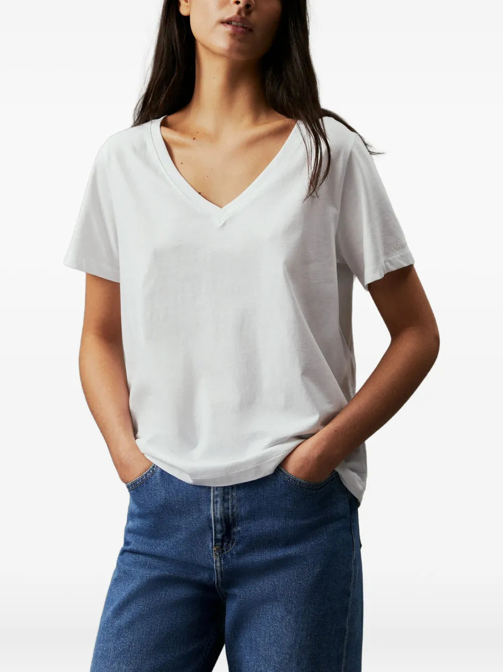 Calvin Klein  v-neck short-sleeve T-shirt