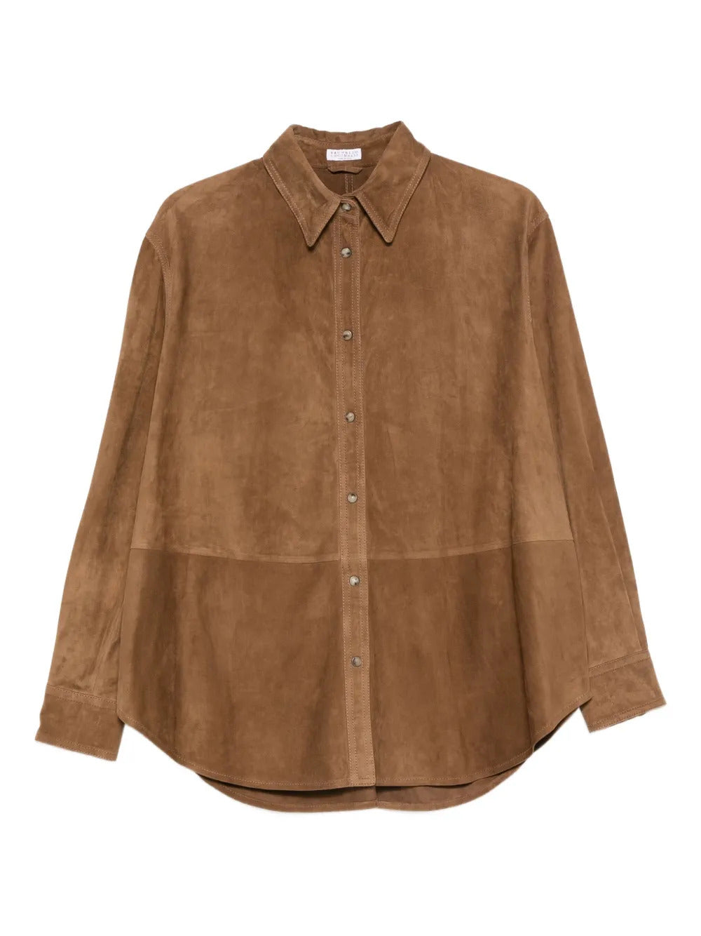 Brunello Cucinelli  panelled button shirt