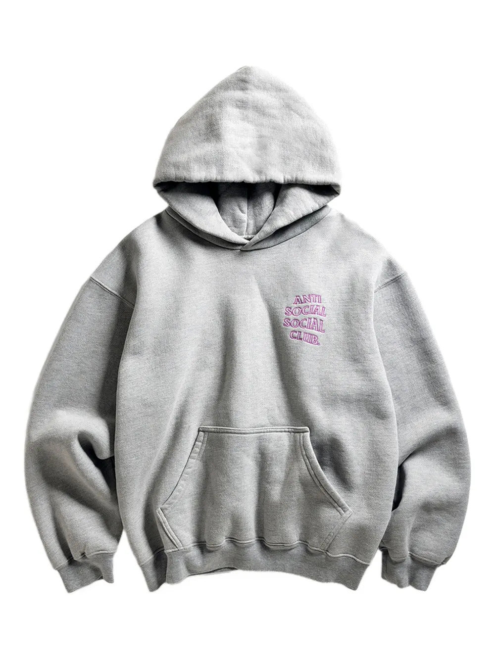 Anti Social Social Club  logo-appliqué hoodie