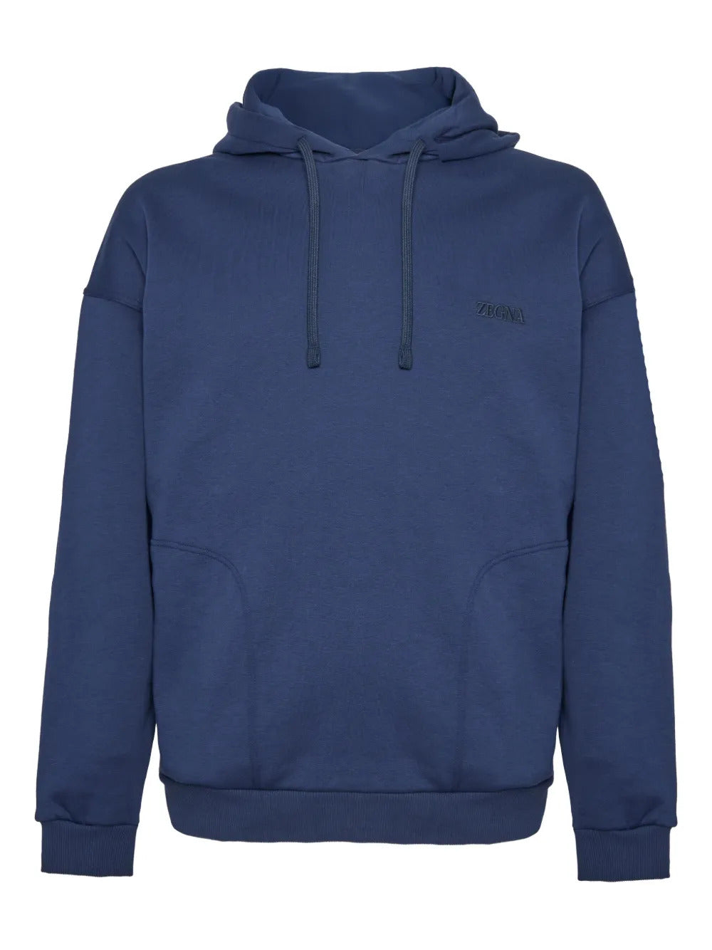 Zegna  logo-embroidered hoodie