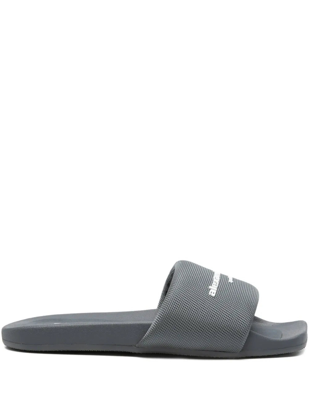 Alexander Wang  logo strap slides