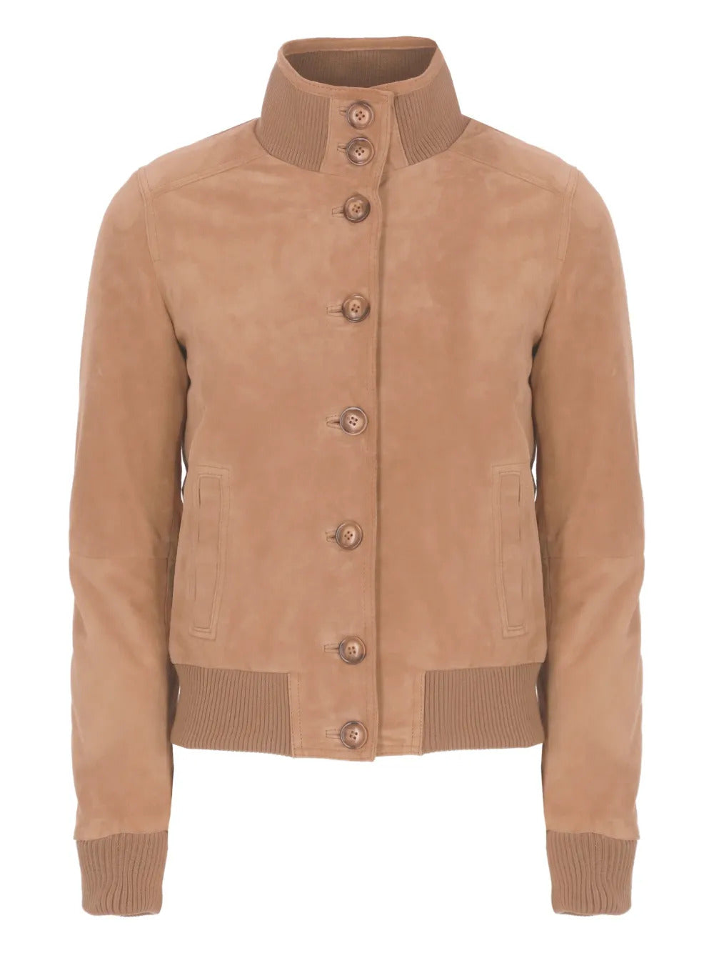 BULLY  button-up leather jacket