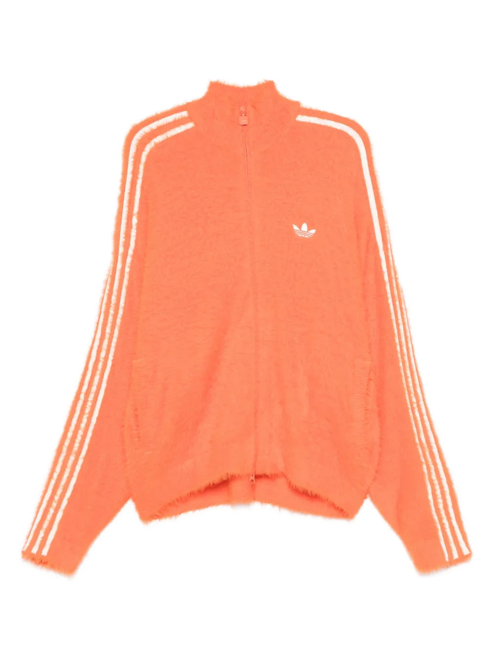 adidas  stripes-arme zip-fastening sweatshirt
