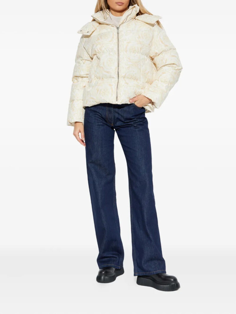 Versace  hooded zip-fastening jacket