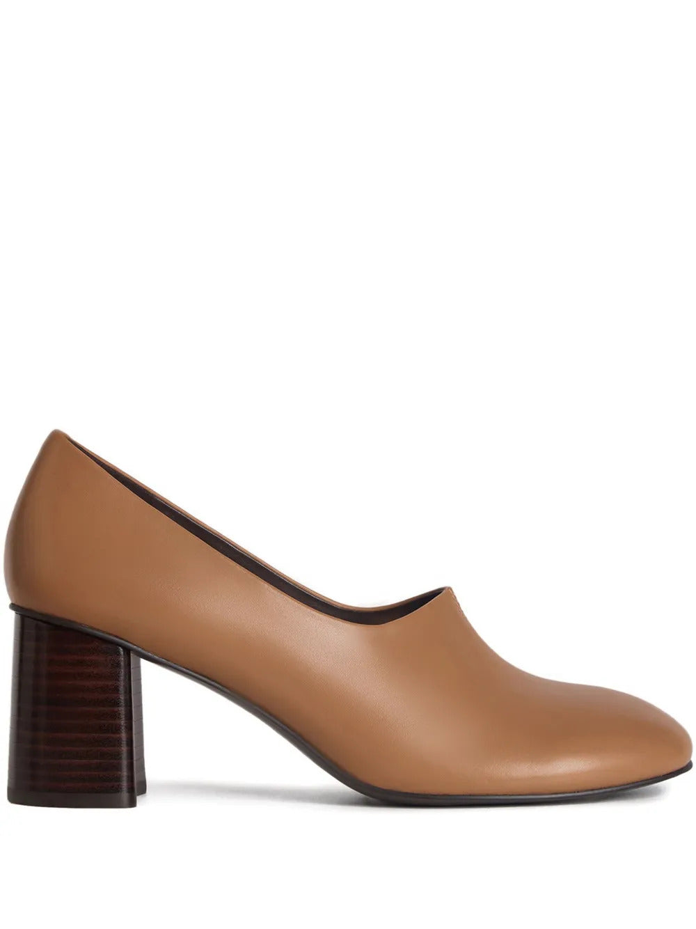 12 STOREEZ  70mm leather pumps