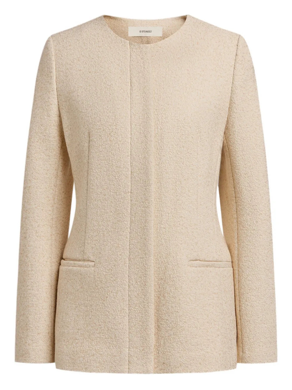 12 STOREEZ  collarless jacket