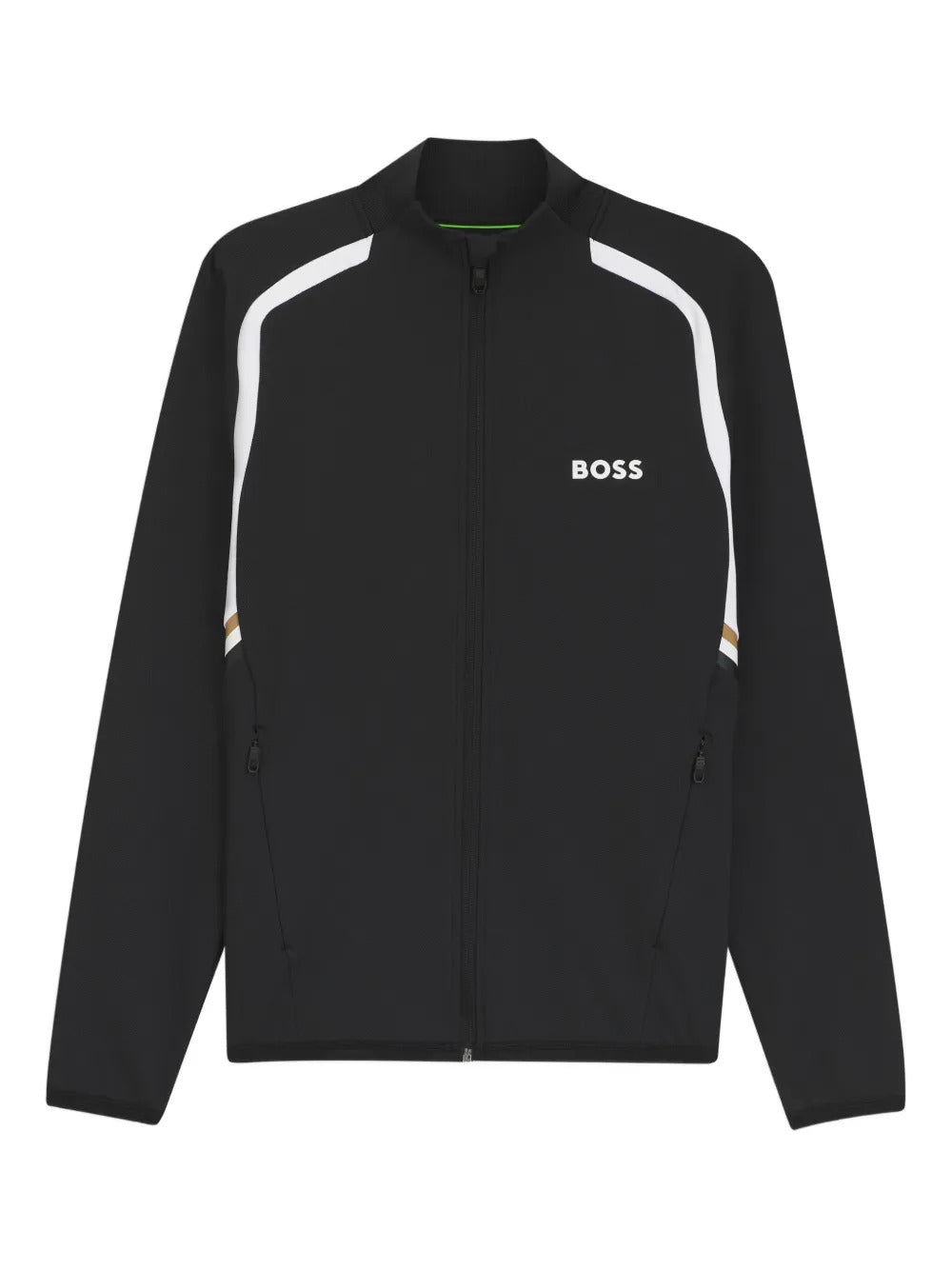BOSS  zip stripe sweatshirt