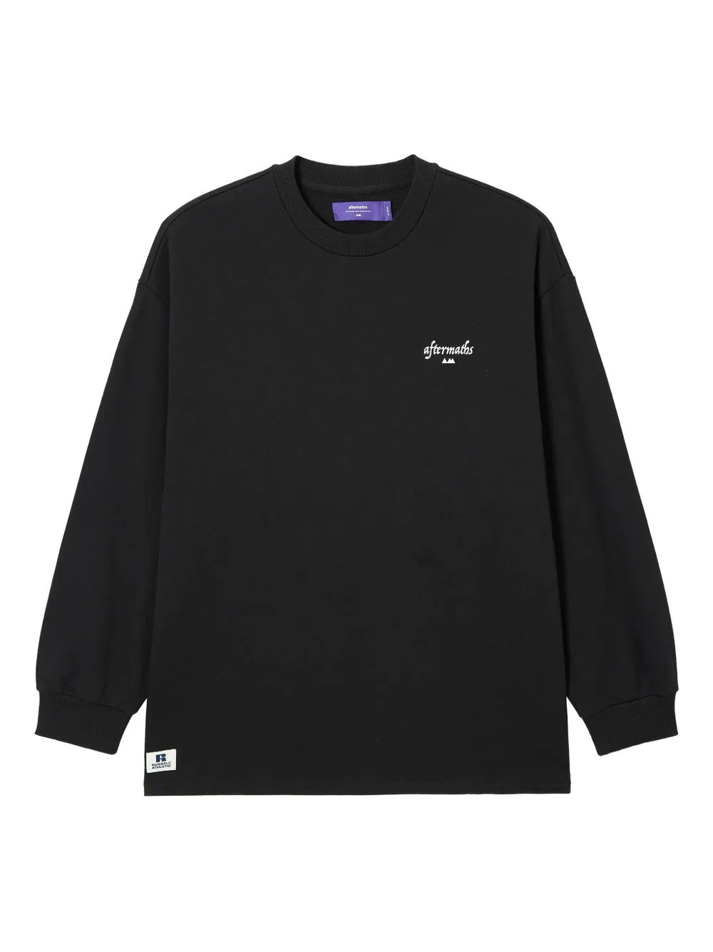 aftermaths  logo-embroidered sweatshirt
