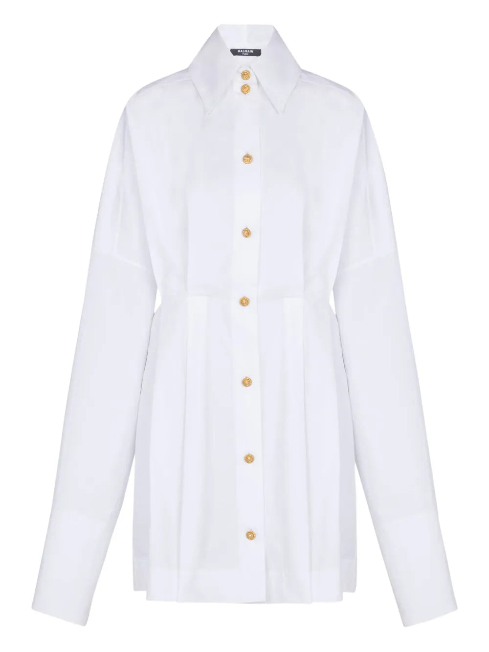 Balmain  buttoned poplin shirt dress