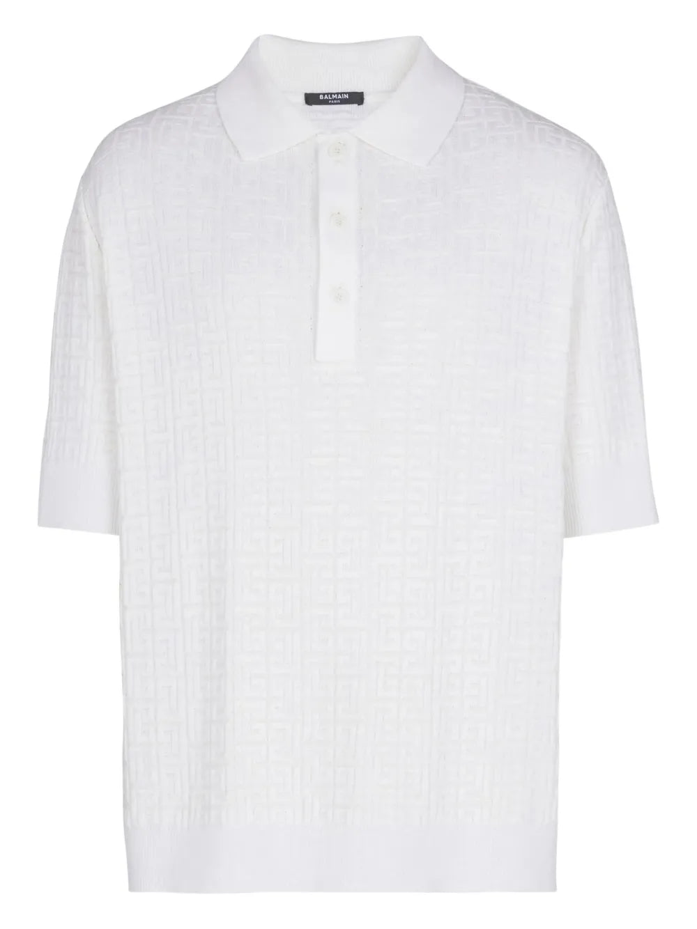 Balmain  PB-monogram polo shirt