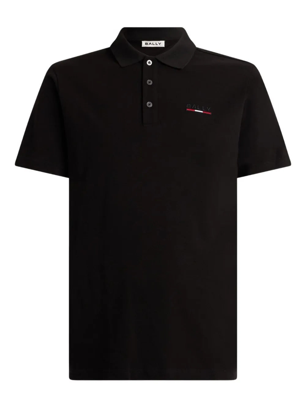 Bally  logo-embroidered ribbon-detail polo shirt