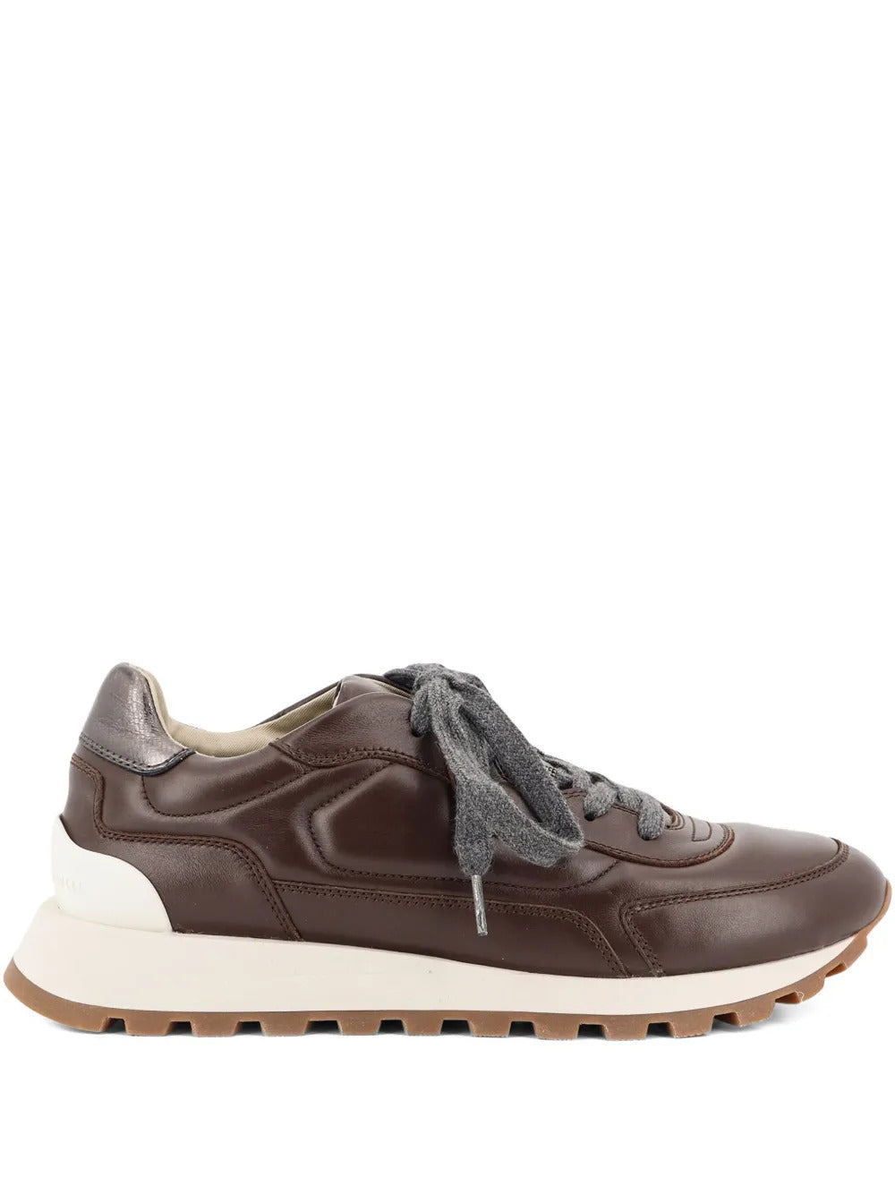 Brunello Cucinelli  monile-detail lace-up sneakers