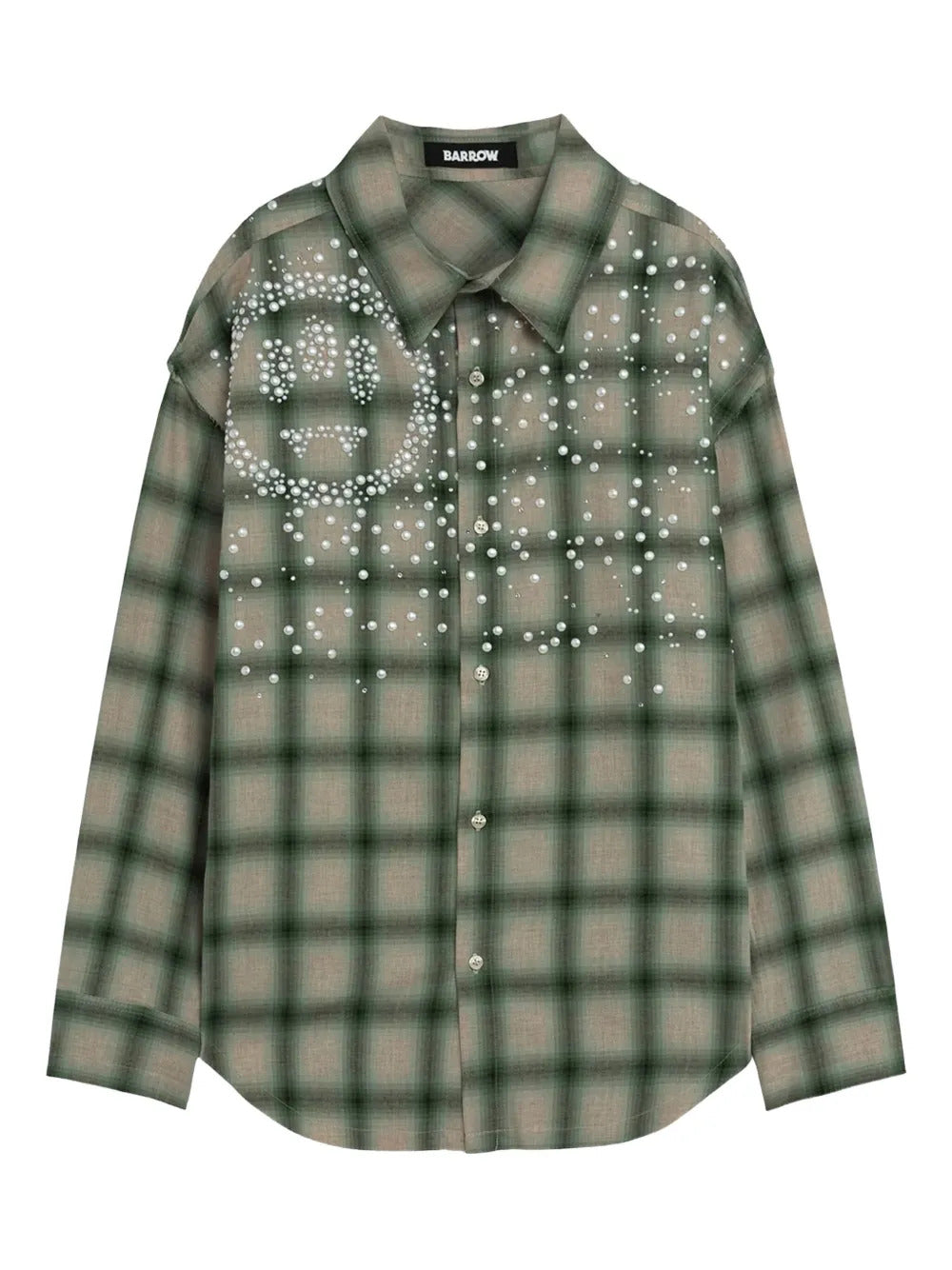 BARROW  check studded shirt