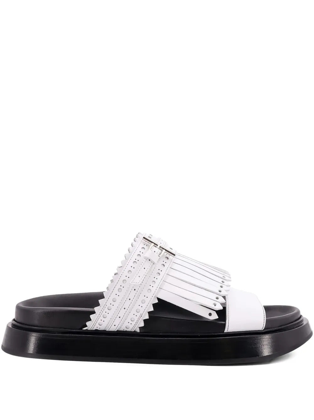 Alexander McQueen  fringe-detail sandals