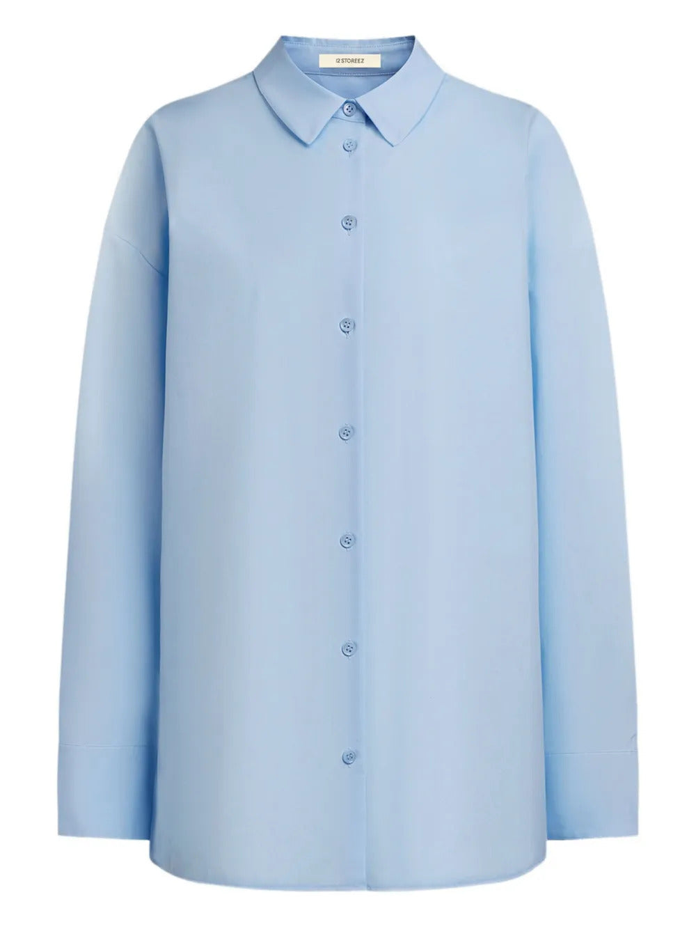 12 STOREEZ  mercerised-cotton shirt