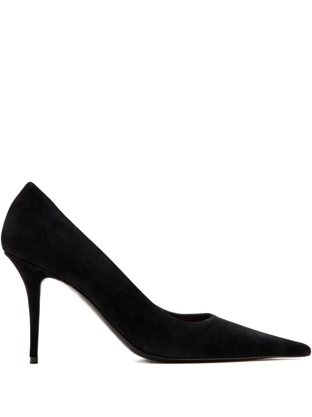 Amina Muaddi  Barbara suede pumps