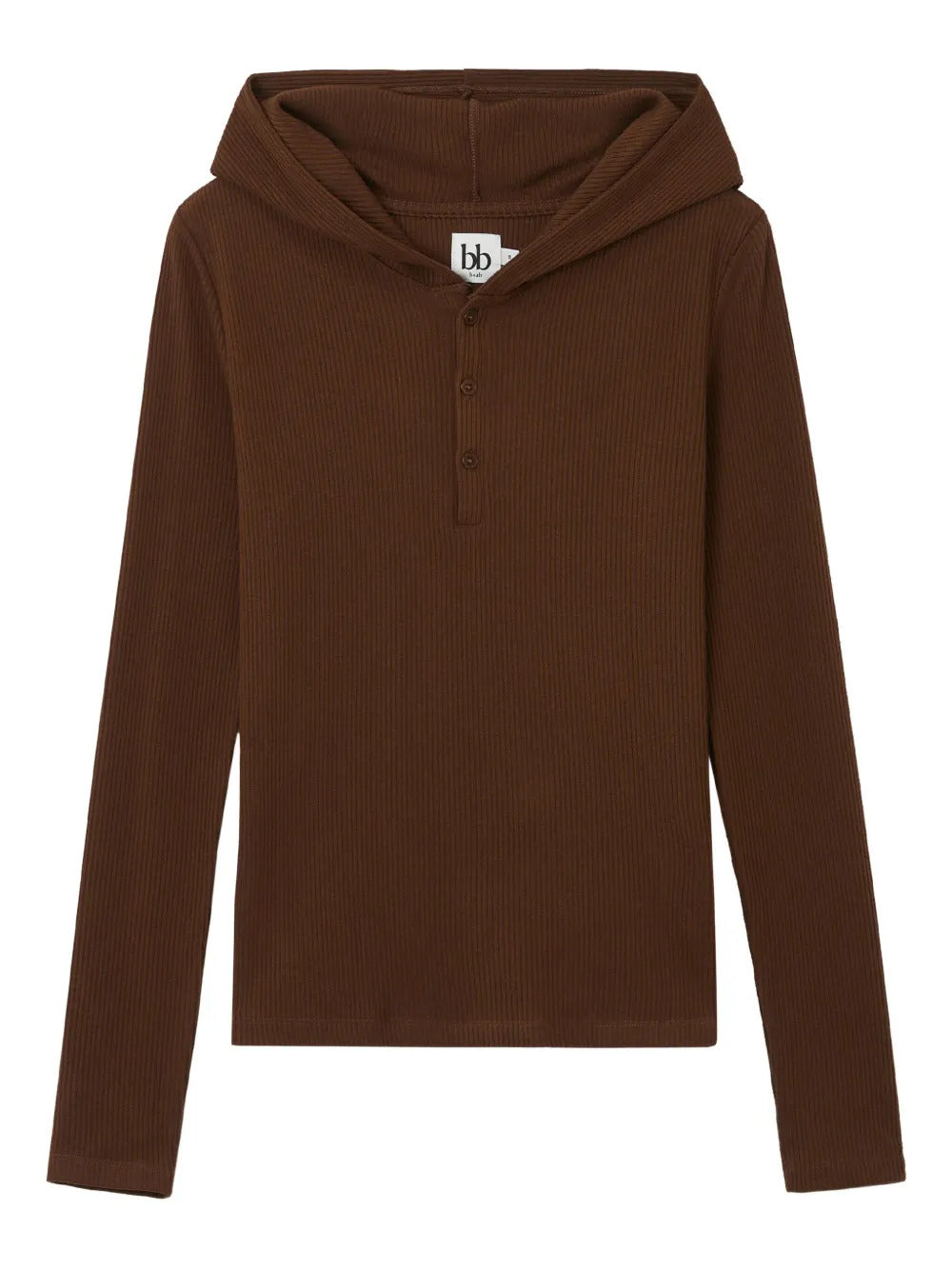 b+ab  buttoned hoodie
