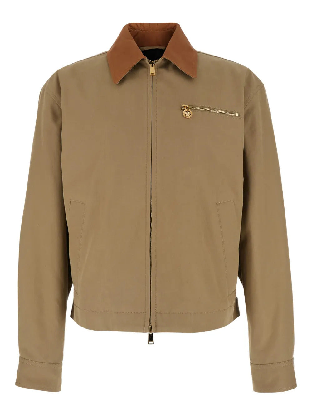 Versace  chest-pocket cotton jacket