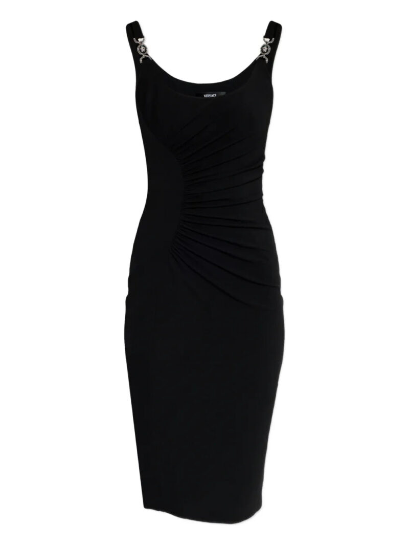 Versace  Medusa-detail midi dress