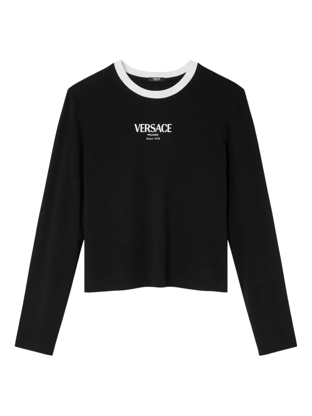 Versace logo-detail long-sleeve T-shirt