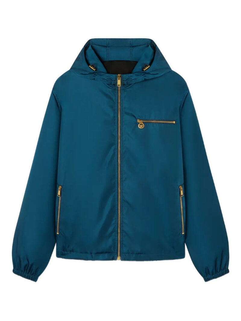 Versace  hooded zip jacket