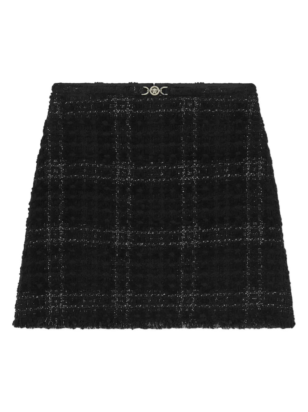 Versace  check-pattern mini skirt