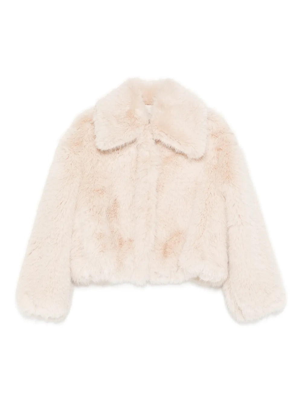Alysi  shirt-collar faux fur jacket