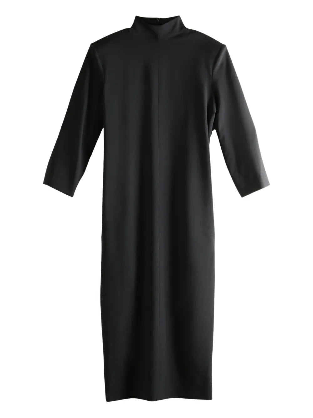 Calvin Klein  high-neck three-quarter sleeve dress