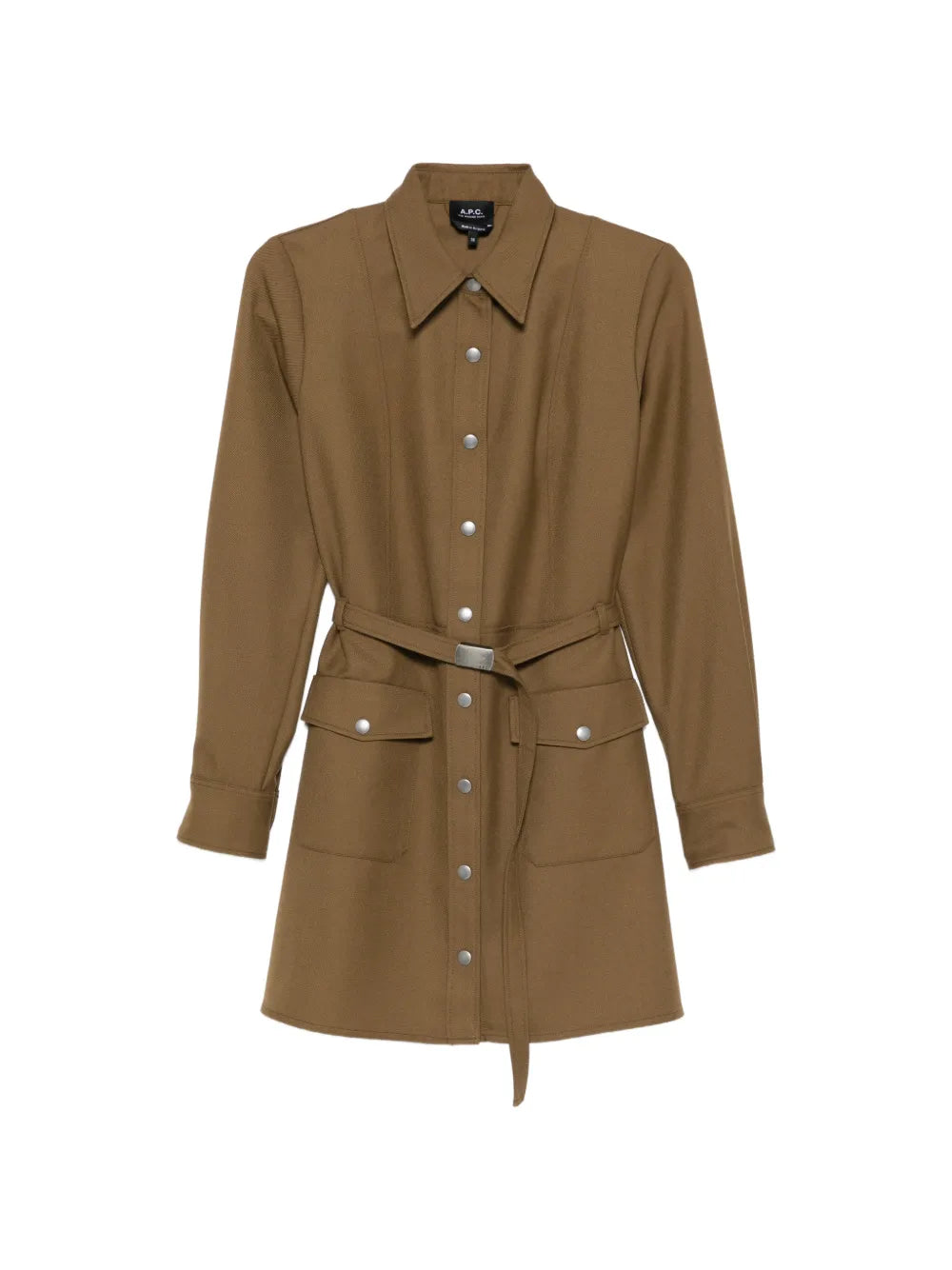 A.P.C.  belted pocket shirt