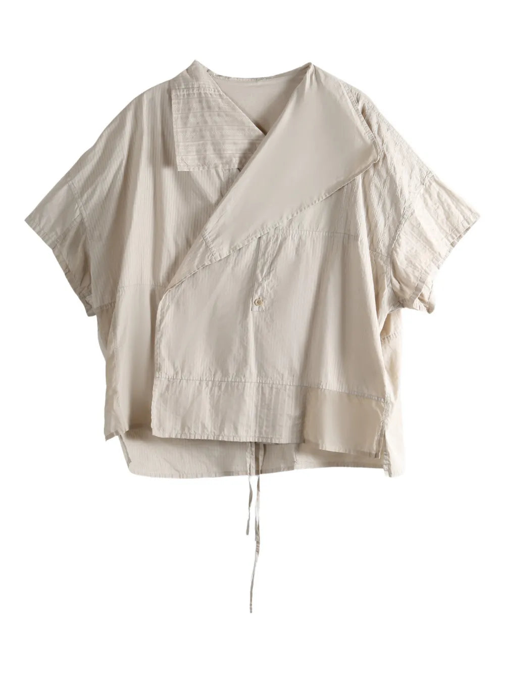 Y's  striped panelled shirt