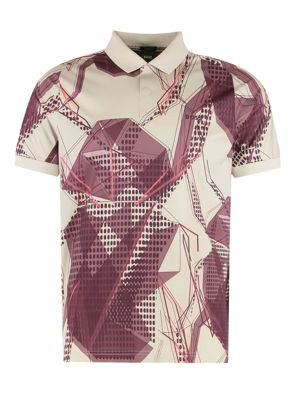 BOSS  printed short-sleeve polo shirt