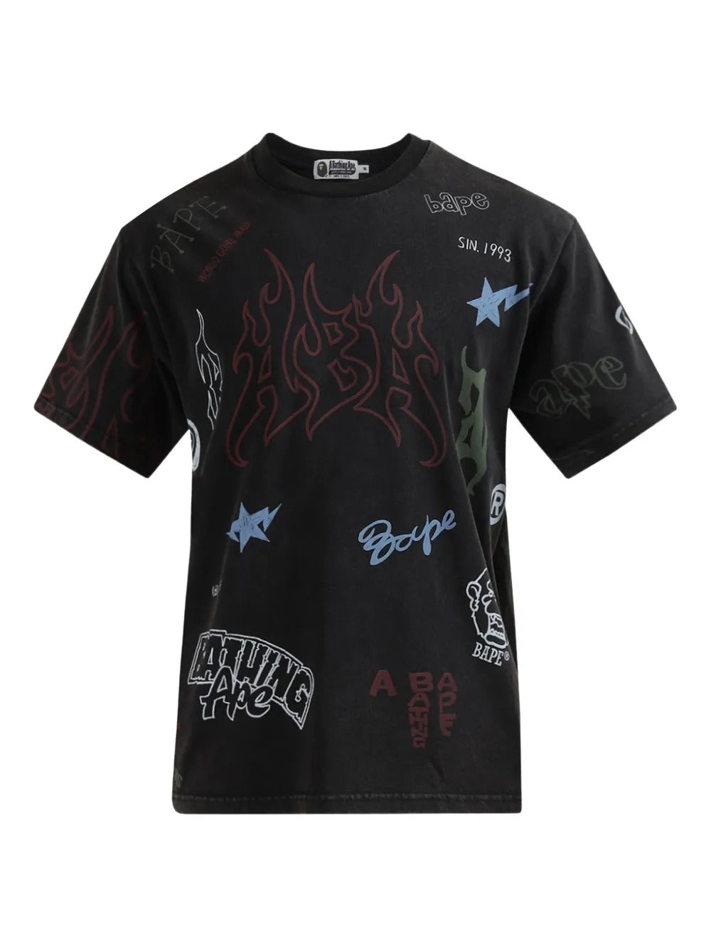 A BATHING APE®  World Gone Mad graphic-print T-shirt