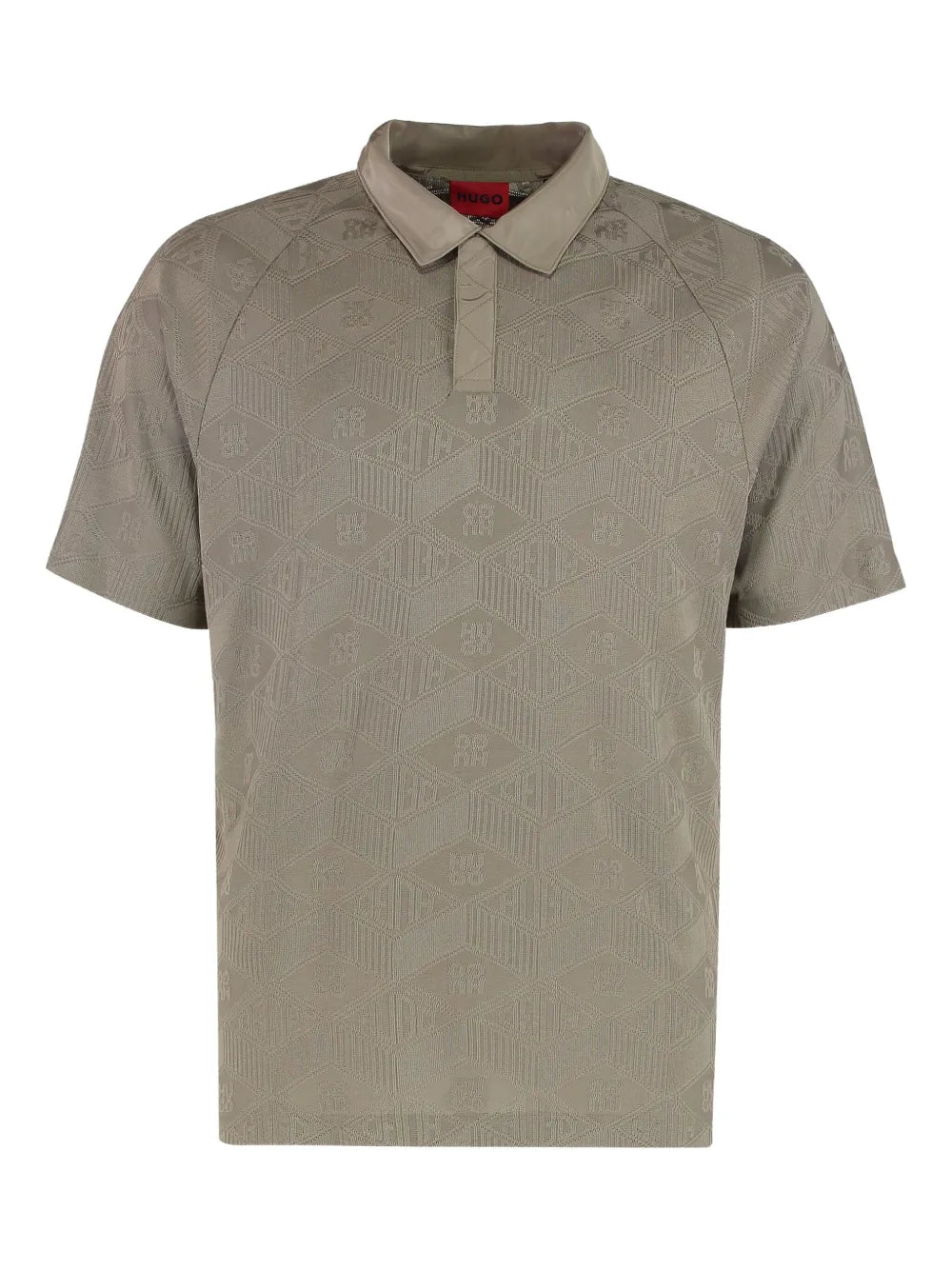 BOSS  jacquard polo shirt