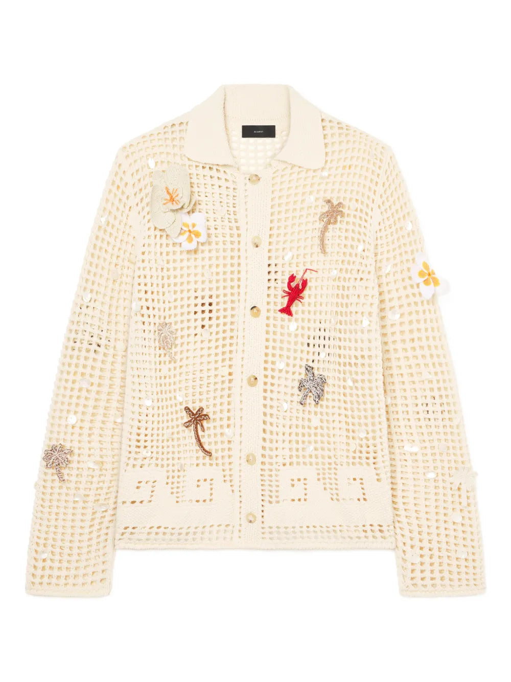 Alanui  open-work embellished shirt