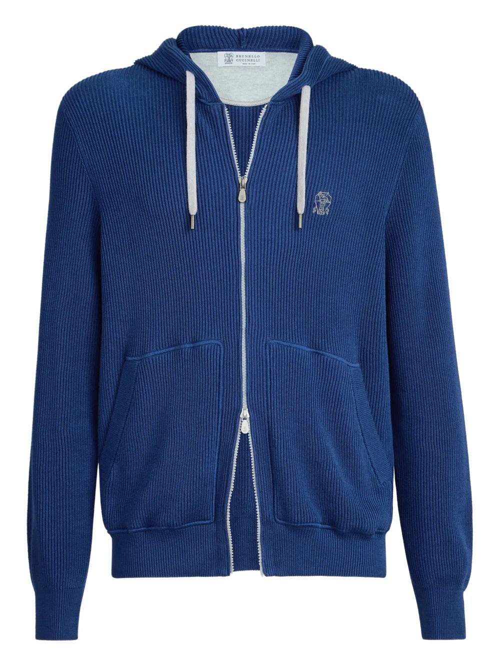 Brunello Cucinelli  ribbed-knit hoodie
