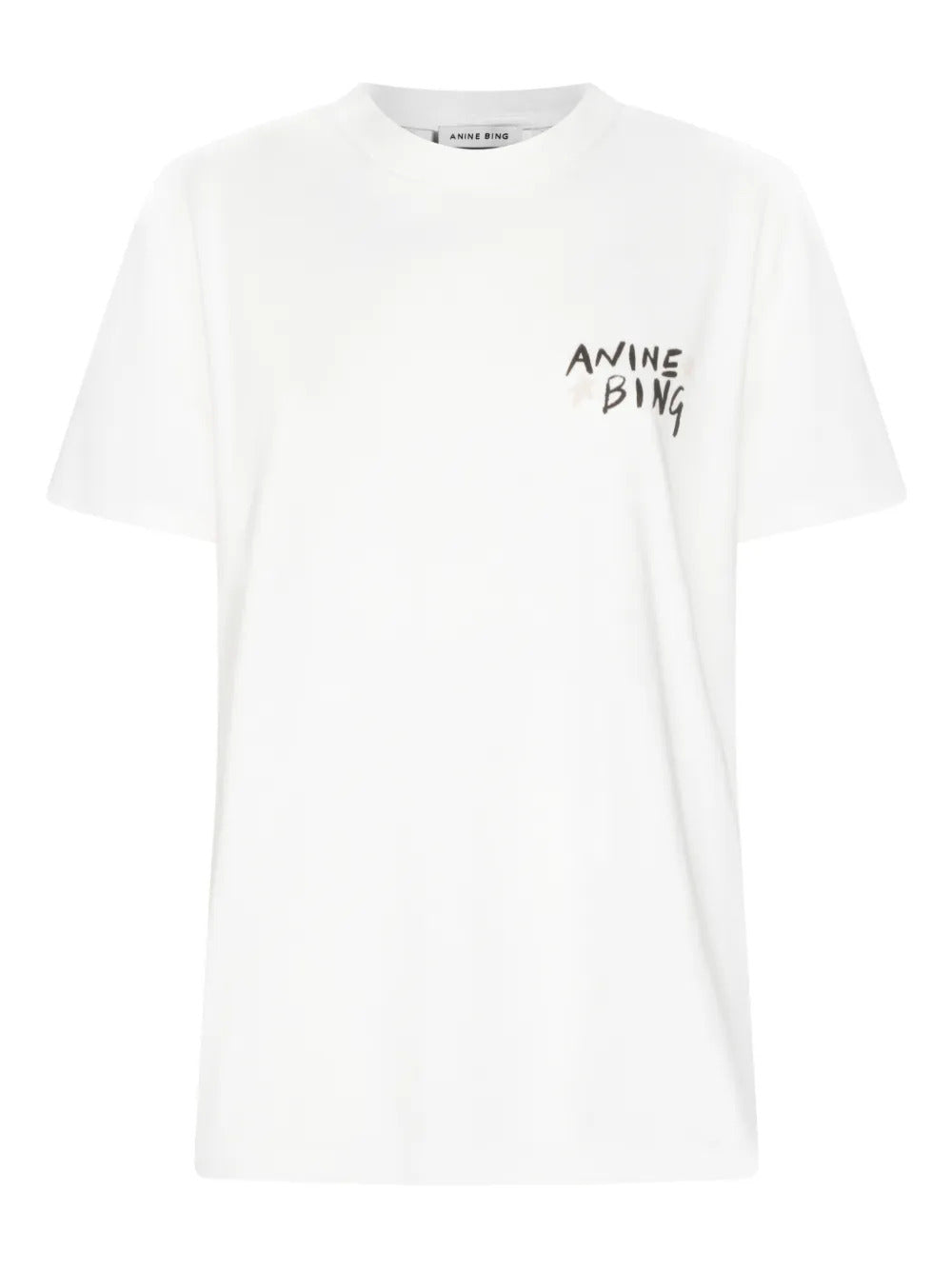 ANINE BING  rear-lettering T-shirt