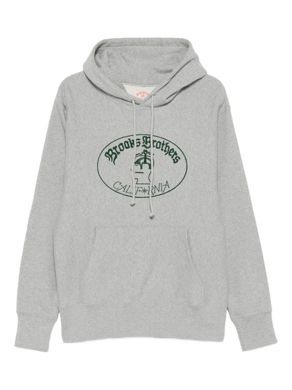 Brain Dead  x Brooks Brothers logo hoodie