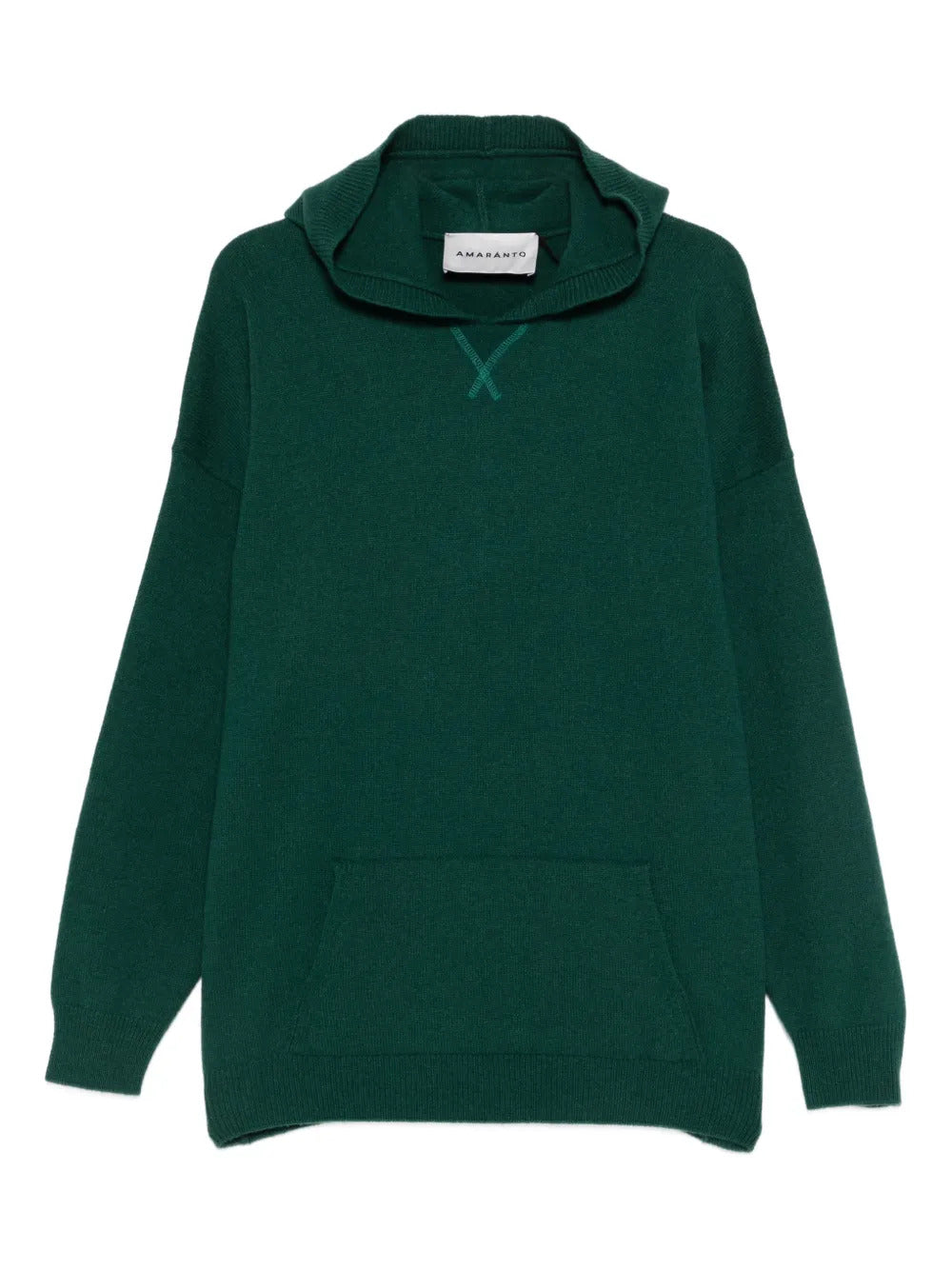 AMARANTO  wool hoodie