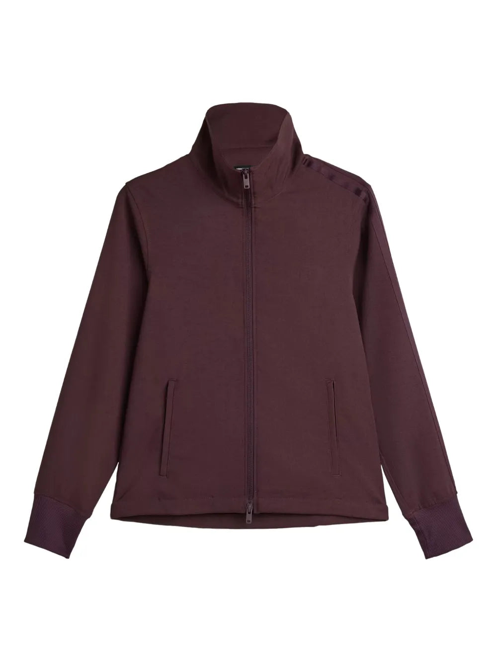 Y-3  stripe-detail zip-fastening sweatshirt