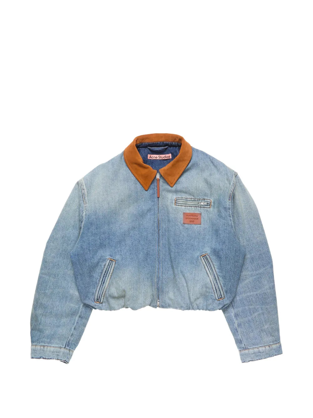 Acne Studios  logo-patch bomber jacket