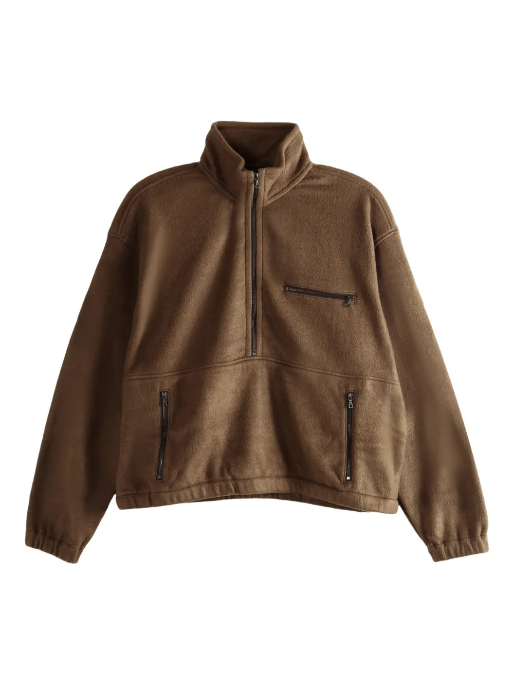 Auralee  half-zip fleece sweatshirt