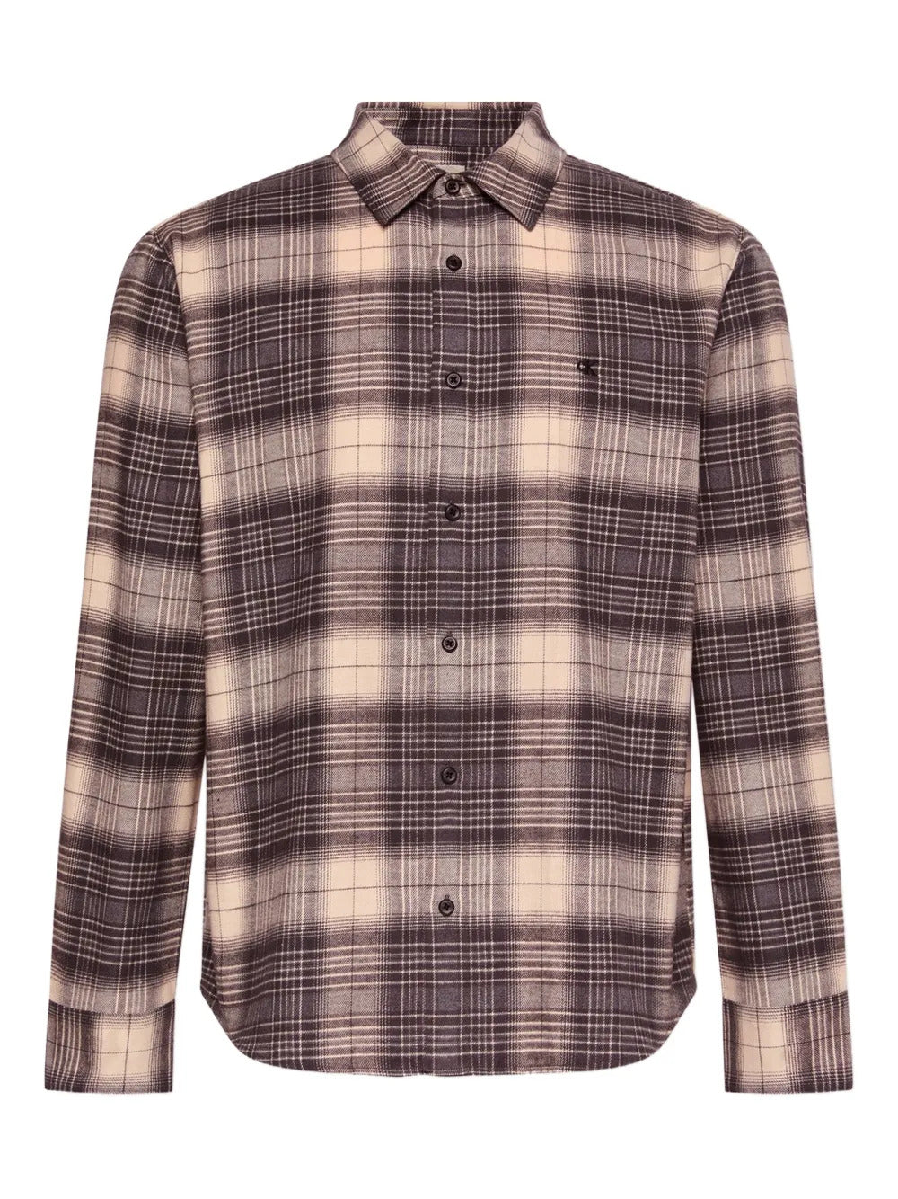 Calvin Klein  checked-pattern long-sleeved shirt