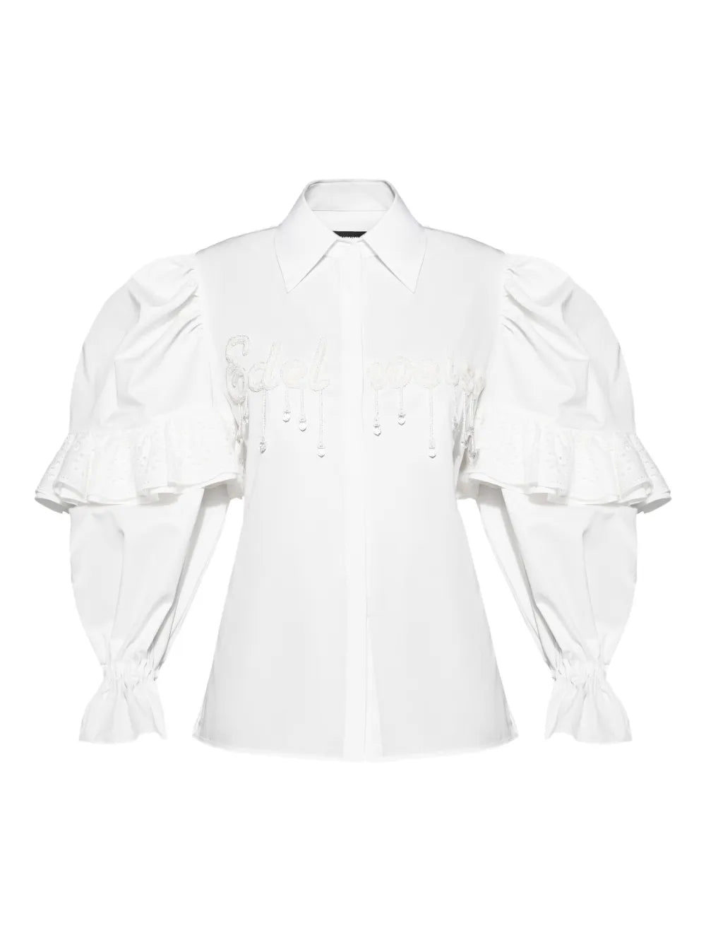 ANOUKI  puff-sleeve shirt