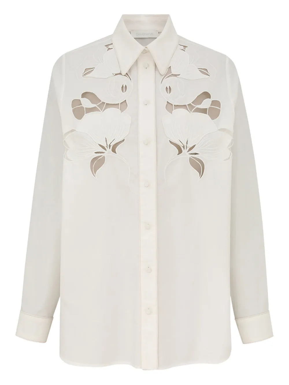 ZIMMERMANN  flower-embroidered shirt