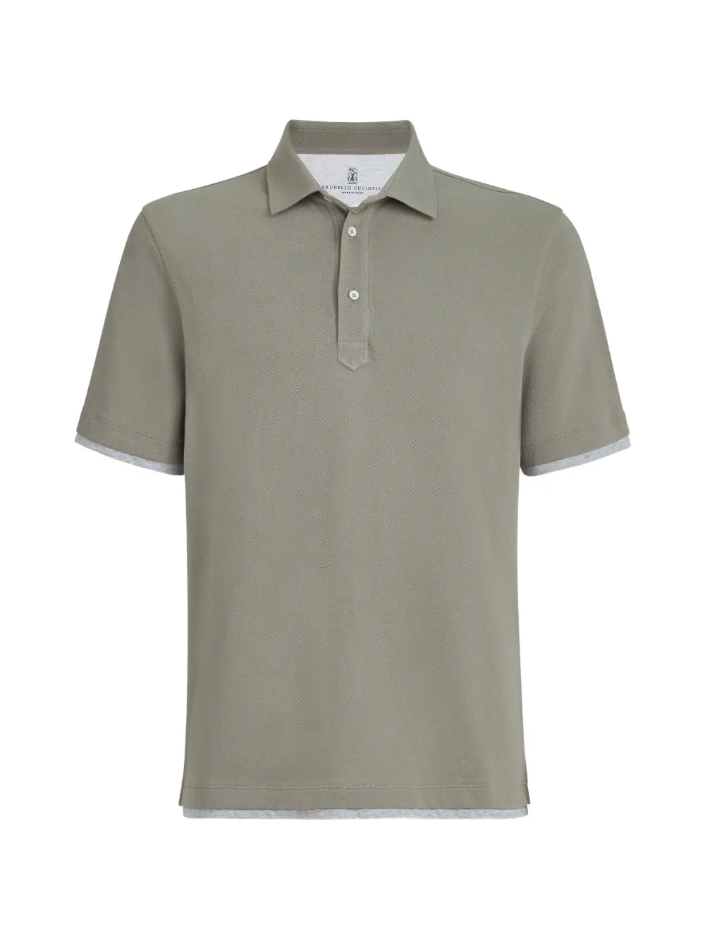 Brunello Cucinelli  faux-layered polo shirt