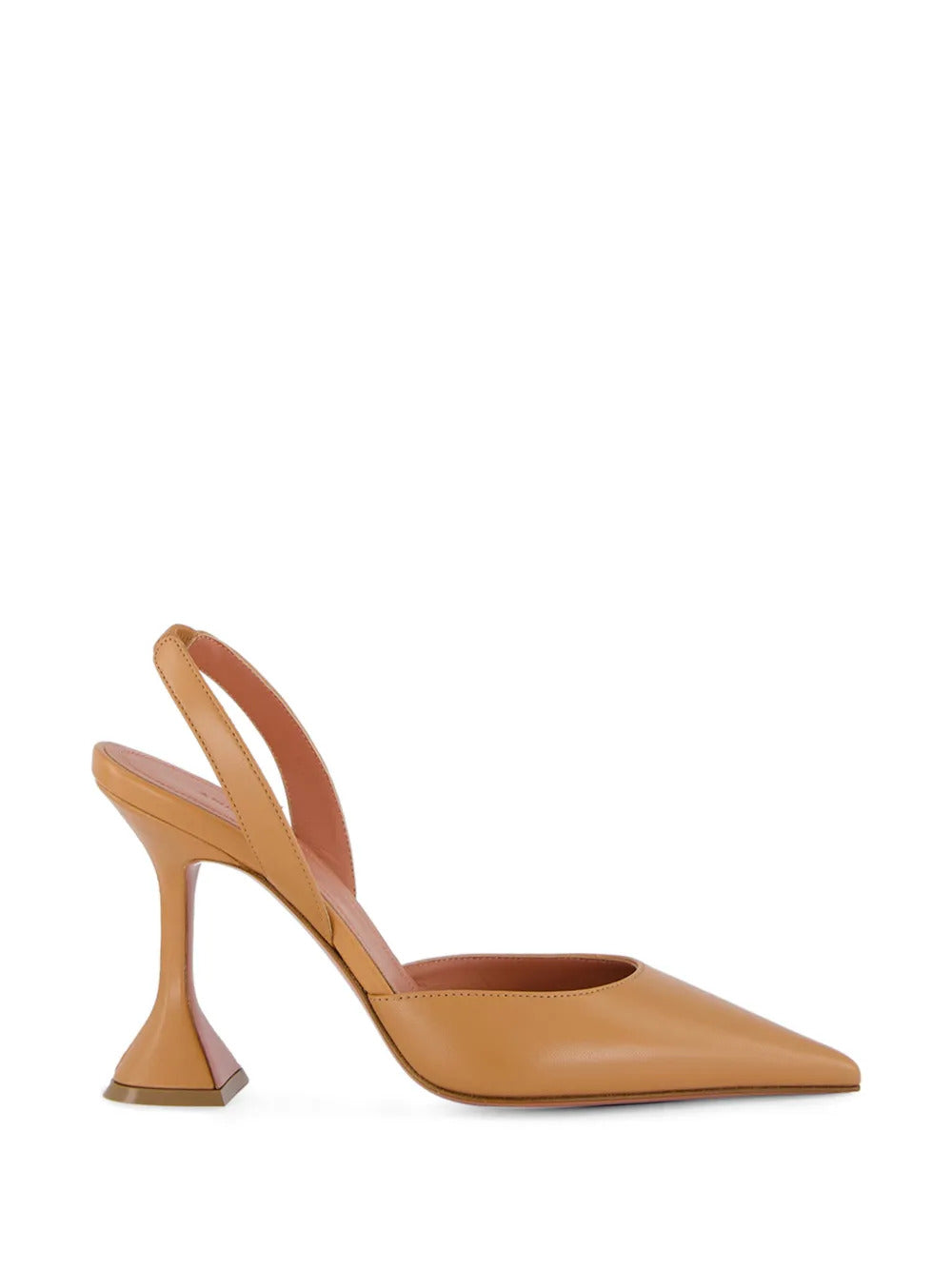 Amina Muaddi  Holli slingback holli leather pumps