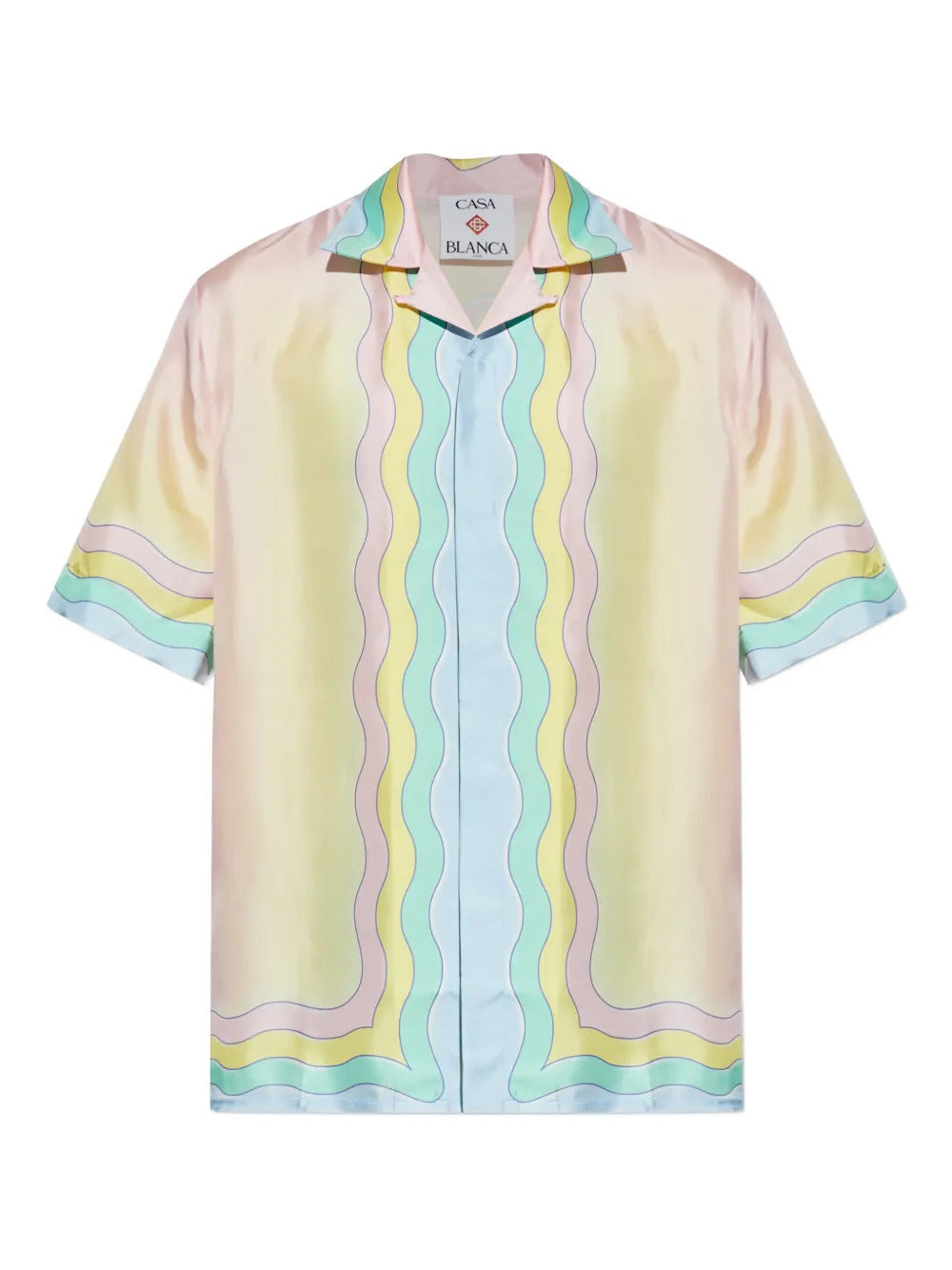 Casablanca  Wave Print Shirt