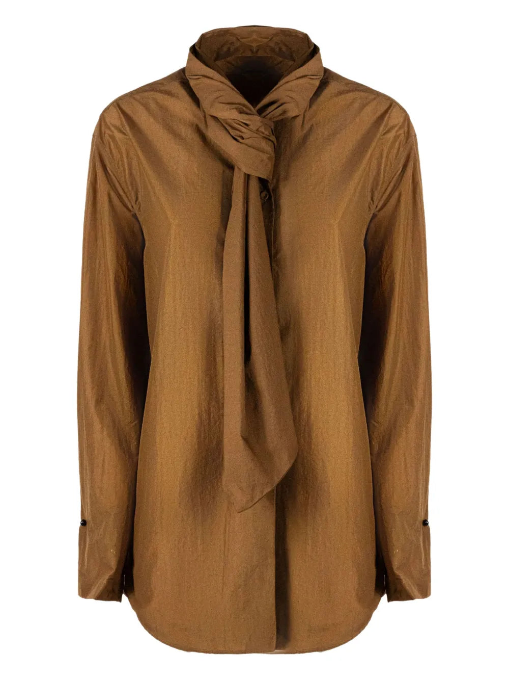 Alberta Ferretti  curved-hem shirt