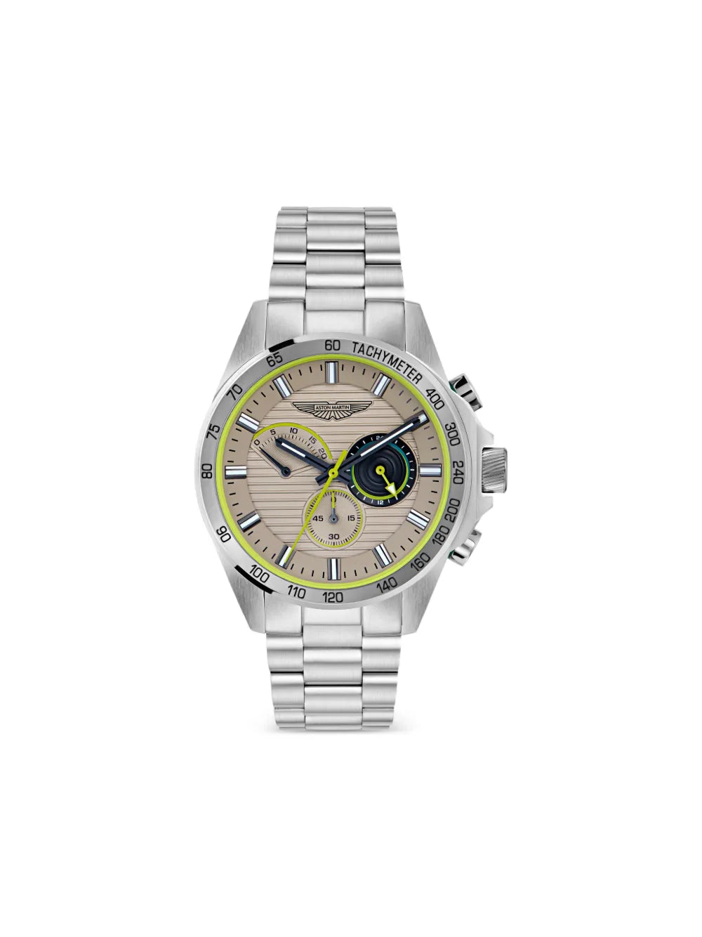 Aston Martin Watches  Silver Tachymeter 44mm Watch