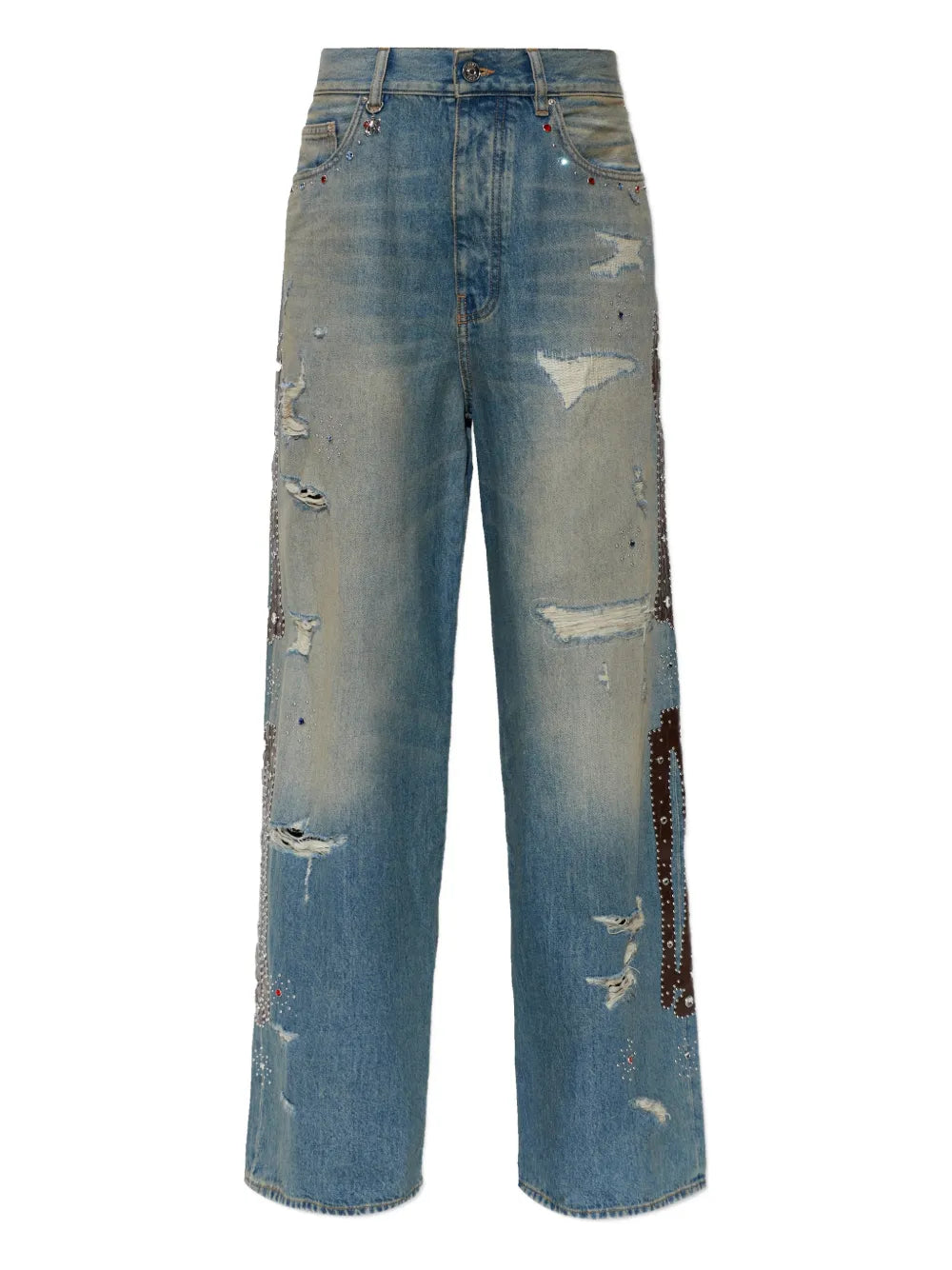 AMIRI  distressed embellished jeans